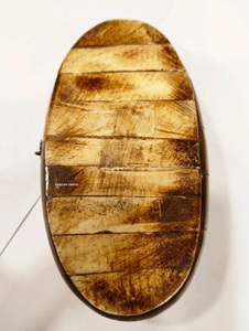 Handcrafted Oval Camel Bone and Velvet Trinket Jewelry <b>Storage</b> <b>Box</b> for Gifts, Keepsakes, and Luxury Decoration - Product Image 6