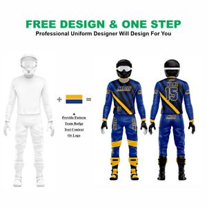 Nouvelle combinaison de couleurs de haute qualité impression par sublimation tissu Cordura extensible dimensionnement personnalisé équipement de course ATV, BMX et Motocross - Product Image 2