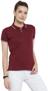 Vente chaude femmes décontracté à manches courtes Gym Fitness course serré Golf Polo filles sport Golf polos dames Golf chemise - Product Image 3
