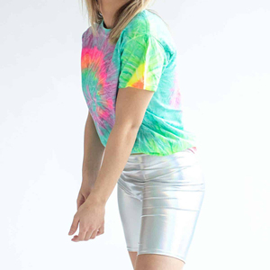 เสื้อยืดมัดย้อมสำหรับผู้หญิงเสื้อยืดผ้าฝ้ายนุ่มใส่สบายสำหรับหญิงสาว2025 - Product Image 4