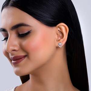 Pendientes de diamantes dorados - Product Image 5