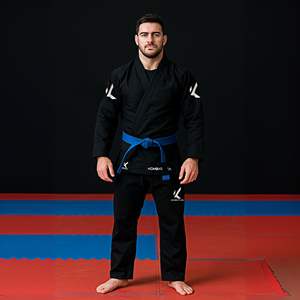 OEM venta al por mayor de Jiu Jitsu brasileño Gi Premium artes marciales Kimono logotipo personalizado ligero Grappling traje de entrenamiento Gi - Product Image 3