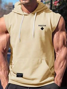 Meilleures ventes – Nouvelle collection automne 2025 – Sweat à capuche intégral sans manches pour homme, 100 % coton, molleton épais, numérique 350g, anti-plis, respirant - Product Image 4