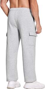 Pantalones de hombre lavados Pantalones de chándal de moda clásica Ropa al aire libre Logotipo personalizado Pantalones de uso al aire libre Pantalones personalizados - Product Image 2