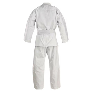 Jiu Jitsu GI ผ้าทอไข่มุกน้ำหนักเบาเย็บเสริมด้วย BJJ GIS สีฟ้าและขาวออกแบบได้ตามต้องการ - Product Image 2