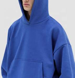 Sweat à Capuche Surdimensionné en Molleton de Coton pour Homme, Épais, 400gsm, Épais, Lourd, pour Homme - Product Image 5