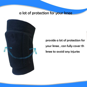 Rodilleras de punto grueso transpirables para voleibol, protección universal unisex para todas las estaciones, diseño de fácil colocación. - Product Image 5