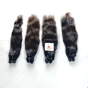 ผมต่อเวียดนามแท้ 100% สีดำธรรมชาติ แบบอินเดียนดีฟเวฟส์ ขายส่ง ผมดิบจัดเรียงเกล็ดผมตามแนวเดียวกัน ไม่ผ่านการดัดแปลงเคมี - Product Image 3