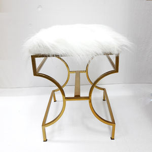 เก้าอี้ออตโตมันขัดมันโฟมสแตนเลสและวัสดุผ้าเก้าอี้ใช้ในร้านอาหารโรงแรม - Product Image 4