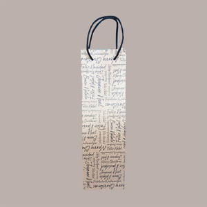 10 Uds. 115x115H380 cordones de caja de compras con 1 botella de papel palabras suministros de vacaciones de Navidad - Product Image 6