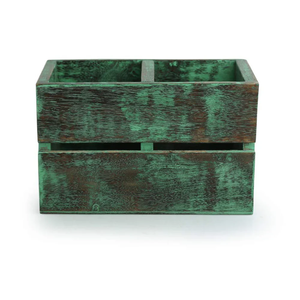 Boîte à serviettes moderne en bois et métal durable, fait à la main, design élégant, bureau et décoration intérieure de haute qualité - Product Image 1