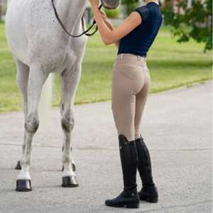 Pantalones de Equitación con Logotipo Personalizado, Venta al por Mayor de Fábrica, Pantalones de Montar a Caballo de Alta Calidad con Parches en las Rodillas, Bolsillos Profundos y Protección UV - Product Image 5