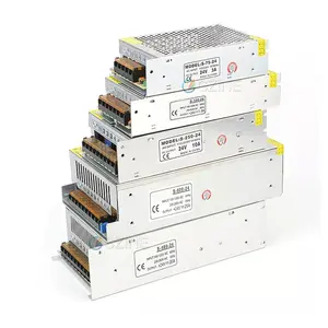 Fabricante OEM Industrial voltaje constante AC DC Smps 45w 60w 100w 200w 300w 400w 12v 24v 48v 48v LED de alimentación de conmutación