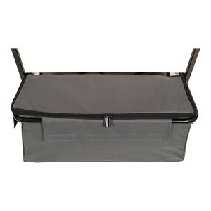 NEW Orange Collapsible <b>Wagon</b> 480Lbs Capacity All-Terrain 7\" Wheels Lightweight <b>Foldable</b> Design for Camping Sports Garden Use - Product Image 4
