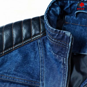 Chaqueta Vaquera de Punto Personalizada para Hombre Ryan Pro Gear, Cierre de Botones Cómodo, Logotipo Personalizado, Estilo Sólido, Impermeable, ODM OEM, Invierno - Product Image 6