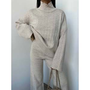Conjunto de Suéter de Punto Estilo Pescador para Mujer, Colección 1006 - Product Image 2