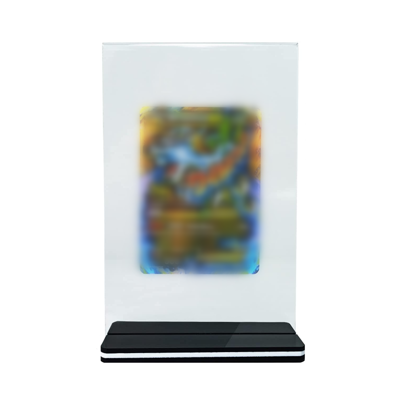 Desktop Metal Support Gallery Display P ONLY Graded Trading Card Frame UV  Stand Acrylic Case for