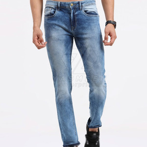 Vente en gros de pantalons jeans 100% coton pour hommes sur mesure taille moyenne respirant velours côtelé solide quantité minimale de commande bas décontracté hiver - Product Image 1