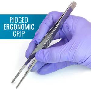 Pince à épiler en acier inoxydable pour pansements Idéal pour les premiers soins médicaux et le toilettage Instruments chirurgicaux - Product Image 3