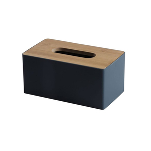 Porte-serviettes en papier de soie porte-boîte à mouchoirs Logo personnalisé boîte à mouchoirs dessus en bois de haute qualité - Product Image 2