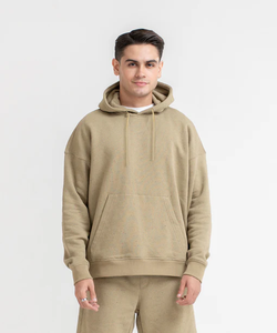 Sudadera con Capucha de Forro Polar de Algodón Personalizada para Hombre, Talla Grande, Antiencogimiento, Transpirable, con Bolsillo Delantero, Etiqueta Privada OEM, Ropa de Calle de Invierno - Product Image 1