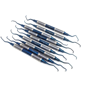 Juego alemán de alta calidad de 9 piezas de curetas Gracey periodontales Kit de instrumentos quirúrgicos dentales - Product Image 2