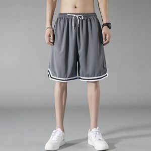 Logo de conception personnalisée OEM shorts de sport grande taille pour hommes pantalons d'été à séchage rapide shorts décontractés en soie glacée - Product Image 3
