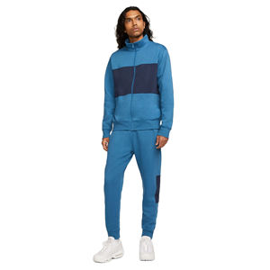 Survêtement de sport uni avec logo personnalisé pour hommes, survêtement uni pour l'entraînement d'hiver, jogging, grande taille, service OEM - Product Image 1