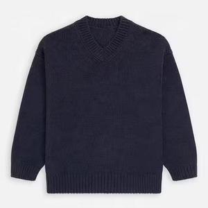 Vente en gros de l'usine de coton à manches longues pour hommes pour polo avec tricot pour col polo Logo personnalisé ODM pull pour le printemps - Product Image 6