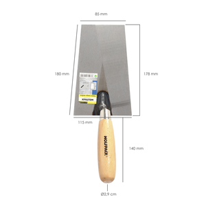 Spatola Wolfpack Plus con Manico in Legno 341-a/180 mm. - Product Image 3