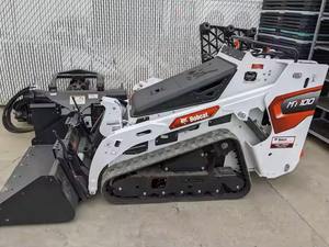 Livraison rapide Bob-Cat MT100 Mini Skid Steer Loader Tracks 1000kg/1410kg Charge nominale Chargeur frontal avec moteur et pompe Prix bas - Product Image 3