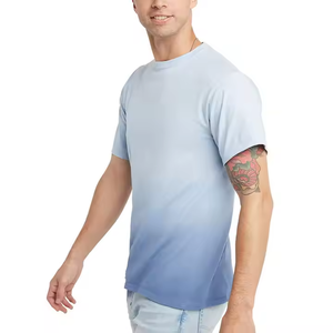 T-shirt à manches courtes pour homme, col rond, en tissu éponge, coupe décontractée, léger, de haute qualité, design personnalisé - Product Image 3