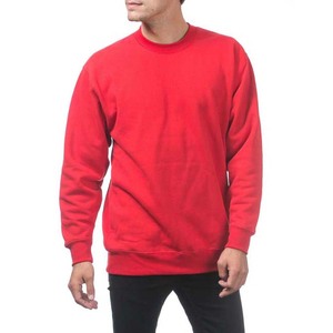 Sweat-shirts personnalisés pour hommes, vêtements pour hommes, poids lourd, 400 g, col rond, polaire, pull en coton, couleur unie, sweat-shirts en gros, basiques - Product Image 5