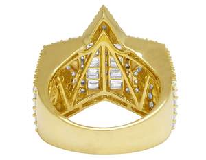 Hiphop Style Fine Jewelry Fully <b>Iced</b> Out Moissanite Diamond Star <b>Ring</b> for Men and Women - Product Image 5