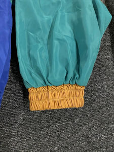 Veste coupe-vent zippé à bloc de couleur vintage, tissu en polyester avec manteau zippé complet, vestes anorak personnalisées, grande taille - Product Image 6