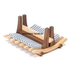 Customized Handmade Tabletop Wooden Napkin Holder Classic Stylish Fancy Wood <b>Tissue</b> Holder Packaged in Carton - Product Image 6