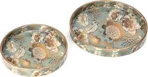 ถาดเสิร์ฟไม้พร้อมถาดใส่อาหารทำจากเรซินพิมพ์ลาย MDF สำหรับใช้ในบ้านถาดใส่เครื่องปรุงอาหารทำจากไม้ตกแต่ง - Product Image 2