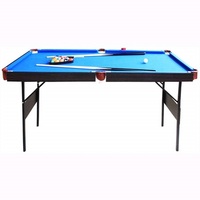 Table de billard à la maison antique haut de gamme avec jambes en bois de retour de boule coussins en caoutchouc ardoise MDF à vendre