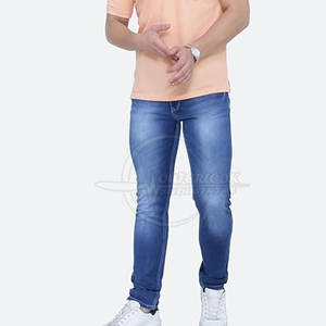 กางเกงยีนส์ซักกรดสำหรับผู้ชาย, กางเกงยีนส์ลำลองสำหรับฟิตเนสมีน้ำหนักเบามีกระเป๋าชุดเทรนนิ่ง - Product Image 6