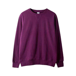 Sweat-shirt oversize à col rond pour femme, matière respirante, style hiver, motif uni, logo au dos, personnalisation possible - Product Image 6