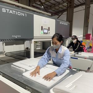 Insert en mousse EPE antichoc pour l'emballage électronique, usine au Vietnam - Product Image 4