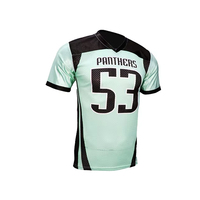 Jersey Sepak Bola Amerika Sialkot Terbaik, Cetak Transfer Panas, Nama Tim & Nomor Kustom, Bahan Mesh 100% Polyester Anti Lembap