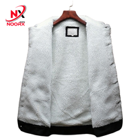 Chaqueta Vaquera Sherpa Fleece para Hombre con Logo Bordado Estilo Streetwear para Invierno