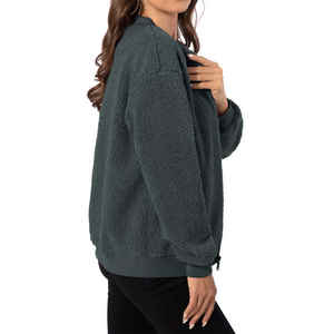 Venta al por mayor de moda de invierno Sherpa chaqueta de lana para las mujeres transpirables chaquetas de las mujeres de Pakistán - Product Image 6