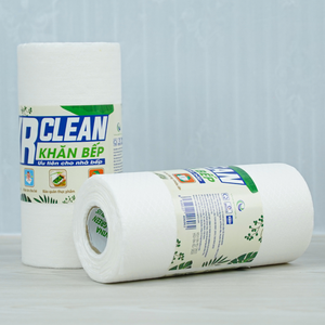 Krclean Lingettes de cuisine blanches super absorbantes 20x25cm 100 feuilles pour nettoyer la vaisselle, les tables et les surfaces de cuisine - Product Image 3