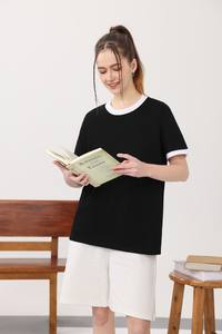 Unisex 100% Cotton T-shirt New Quality Breathable 200gsm <b>Patchwork</b> Pattern 250gsm Fabric Casual Cut and Style T-shirt for men - Product Image 2