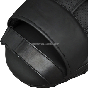 Mitaines de boxe professionnelles en cuir, coussinets de frappe, logo personnalisé, équipement d'entraînement MMA, OEM - Product Image 5