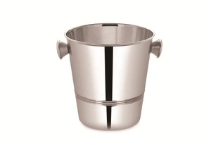 Hot Selling Eco-Friendly Double Wall Insulated Stainless Steel Wine Ice Bucket for Restaurant Use Mirror Polished Bar - Product Image 6