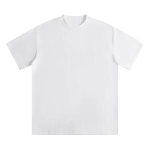 Camiseta bordada con logotipo impreso a medida, camisetas holgadas de alta calidad, camisetas 100% de algodón pesado para hombre - Product Image 2