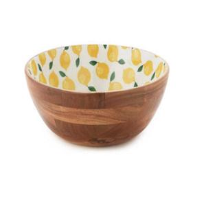 Tazón para servir de frutas ecológico, tazón de madera profundo de diseñador para servir Catering, tazón grande para mezclar ensaladas de la mejor calidad - Product Image 1